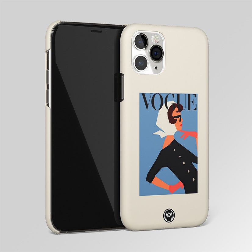 Vogue Lady Matte Case Phone Cover