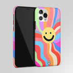 Cheerful Smiley Matte Case Phone Cover