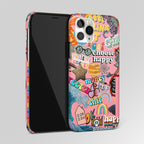 Happy Summer Collage Aesthetic Matte Case Phone Cover