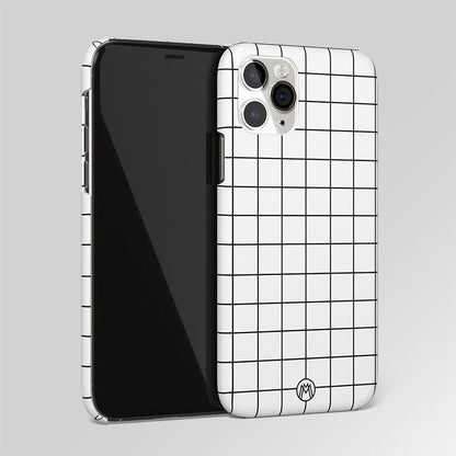 Classic Grid Light Edition Matte Case Phone Cover