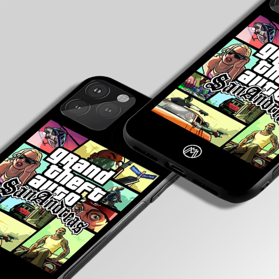 GTA San Andreas Glass Case Phone Cover – Mymerchandize