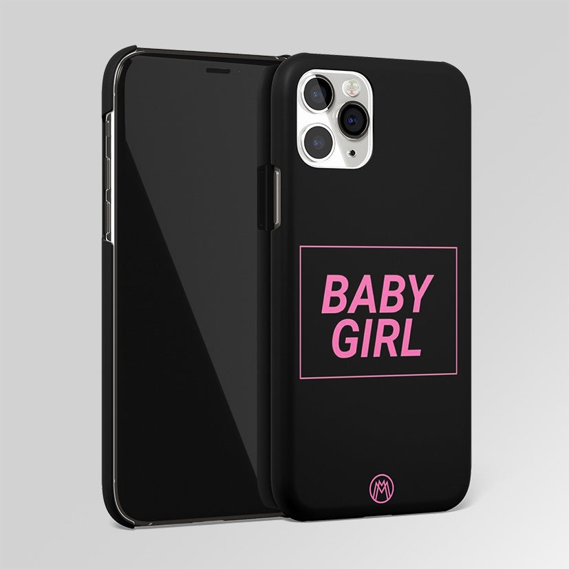 Baby Girl Quote Pink Matte Case Phone Cover
