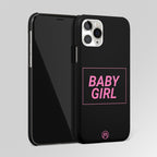 Baby Girl Quote Pink Matte Case Phone Cover