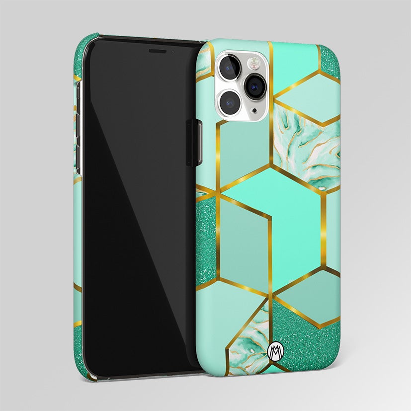 Magical Mint Green Marble Matte Case Phone Cover