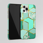 Magical Mint Green Marble Matte Case Phone Cover