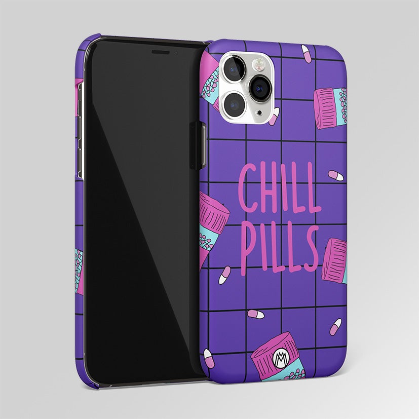Chill Pills Quote Matte Case Phone Cover