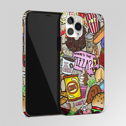 Tasty Food Collage Matte Case Phone Cover