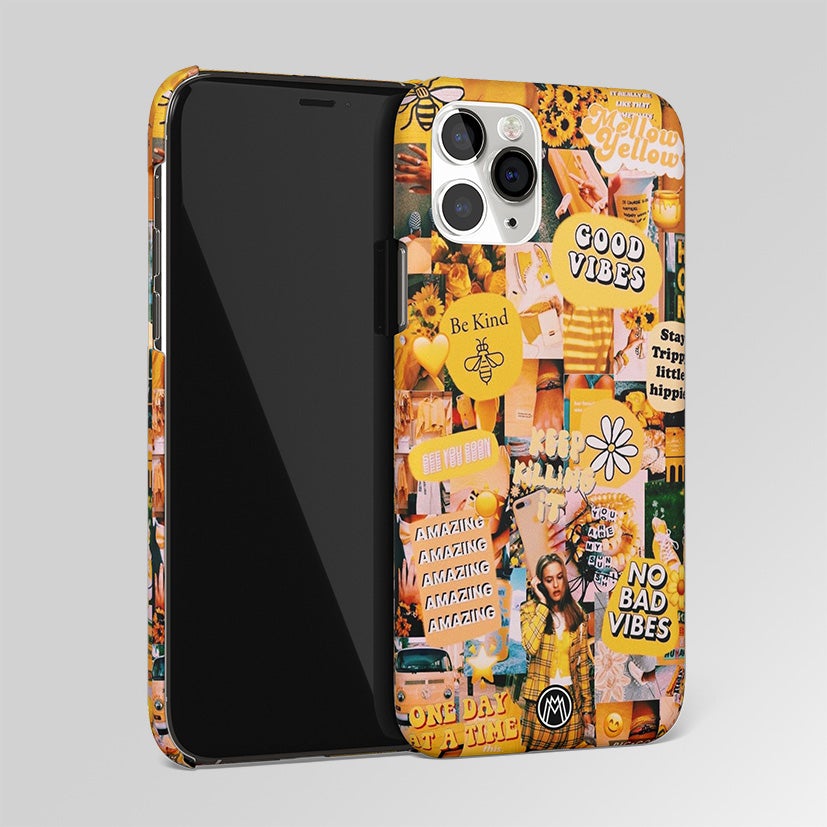 Mellow Yellow Aesthetic Collage Matte Case Phone Cover