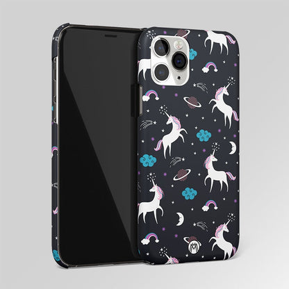 Spatial Unicorn Galaxy Matte Case Phone Cover