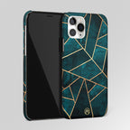 Geometric Green Matte Case Phone Cover