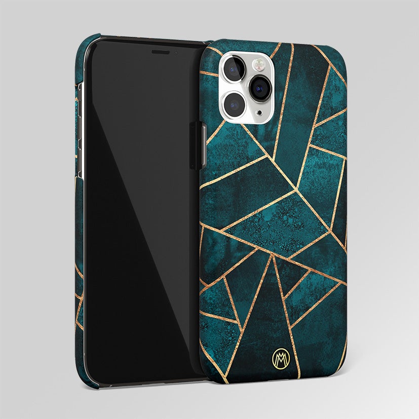 Geometric Green Matte Case Phone Cover
