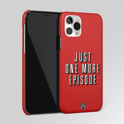 One More Episode Netflix Matte Case Phone Cover