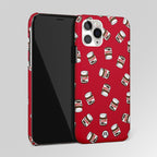 Red Nutella Matte Case Phone Cover