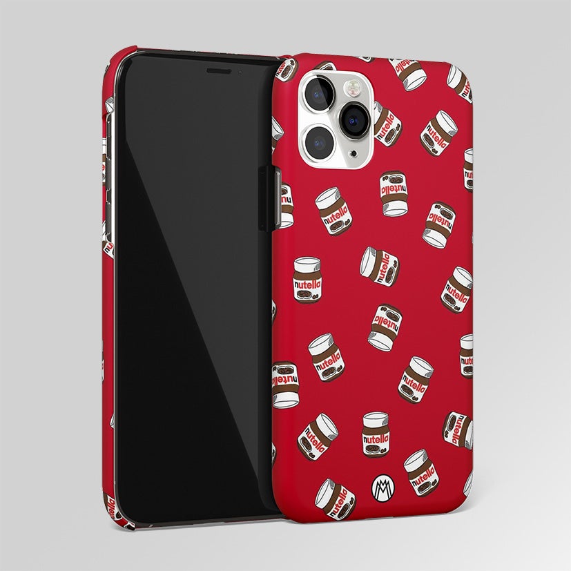 Red Nutella Matte Case Phone Cover