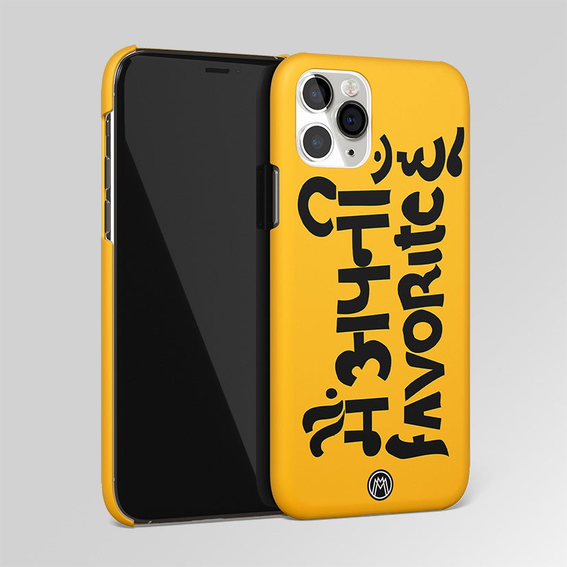 Mai Apni Favourite Hoon Matte Case Phone Cover