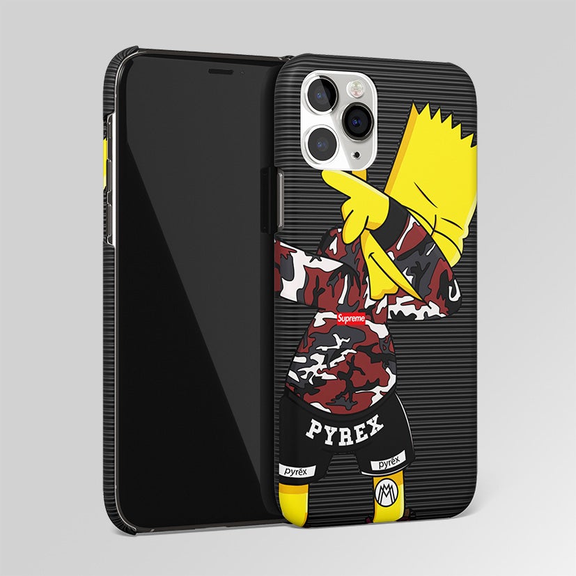 Dabbing Bart Simpson Matte Case Phone Cover