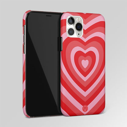 Y2K Red Heart Aesthetic Matte Case Phone Cover