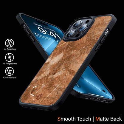 Caramel Brown Marble Phone Cover | MagSafe Case