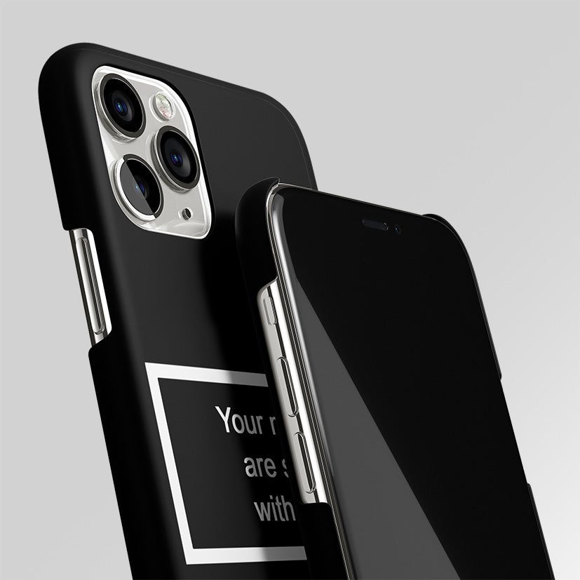 Your N*des Are Safe With Me Black Matte Case Phone Cover