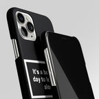 Beautiful Day To Leave Me Alone Black Matte Case Phone Cover