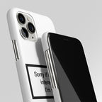 I'm Not Interested White Matte Case Phone Cover