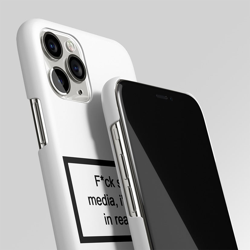 I'm Dope In Real Life White Matte Case Phone Cover