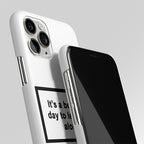 Beautiful Day To Leave Me Alone White Matte Case Phone Cover