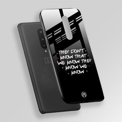 Friends Quote - Glass Case Phone Cover