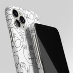 Many Faces White Matte Case Phone Cover