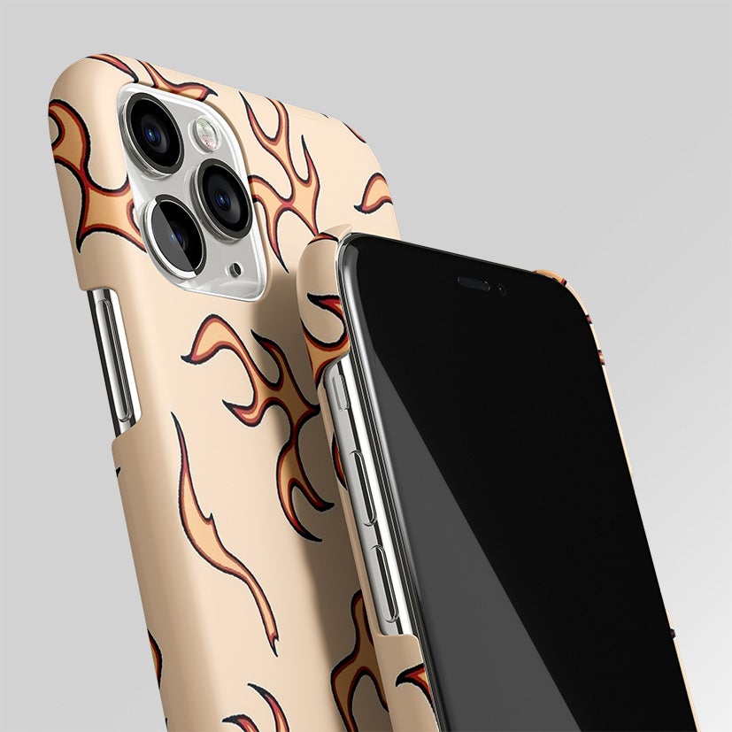 Lil Flames On Light Matte Case Phone Cover
