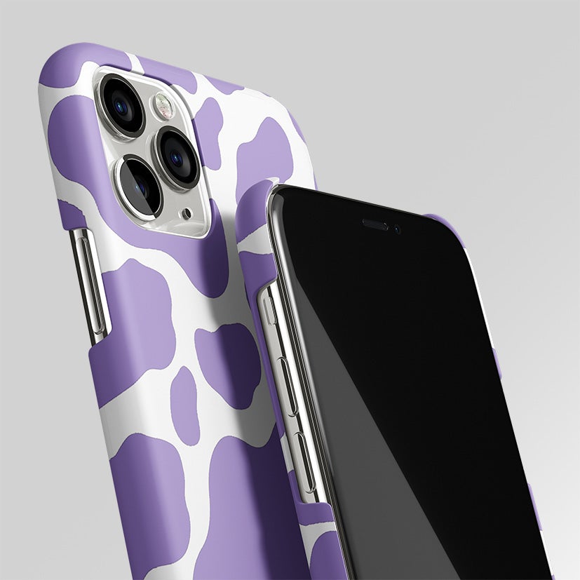 Amethyst Cow Fur Y2K Aesthetic Matte Case Phone Cover