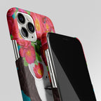 Flowery Eyes Matte Case Phone Cover