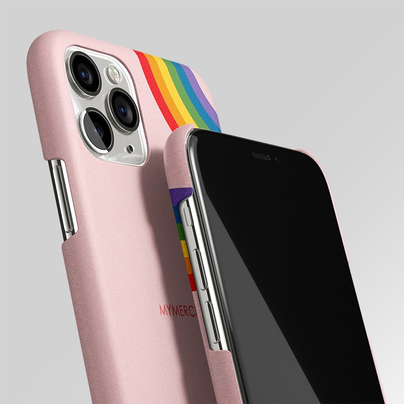 Peachy Prism Matte Case Phone Cover