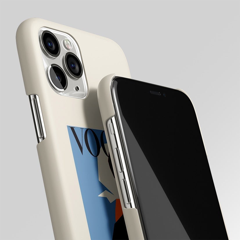 Vogue Lady Matte Case Phone Cover