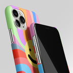 Cheerful Smiley Matte Case Phone Cover