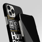 Human Being Yellow Black Label Matte Case Phone Cover