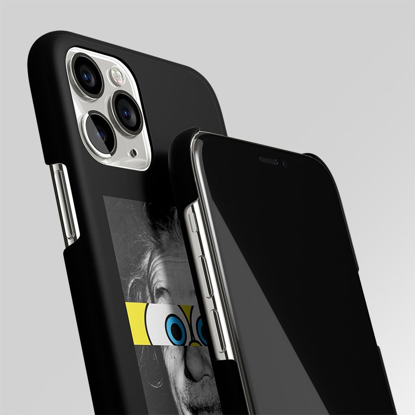 Albert Einstein Spongebob Squarepants Matte Case Phone Cover