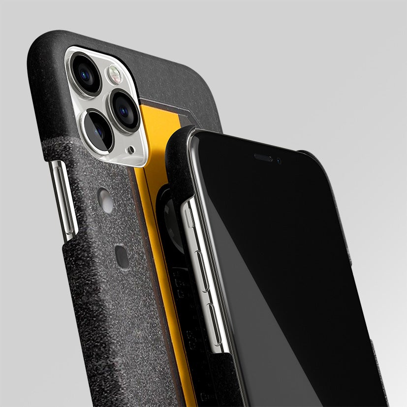 Vintage Cassette Black Matte Case Phone Cover