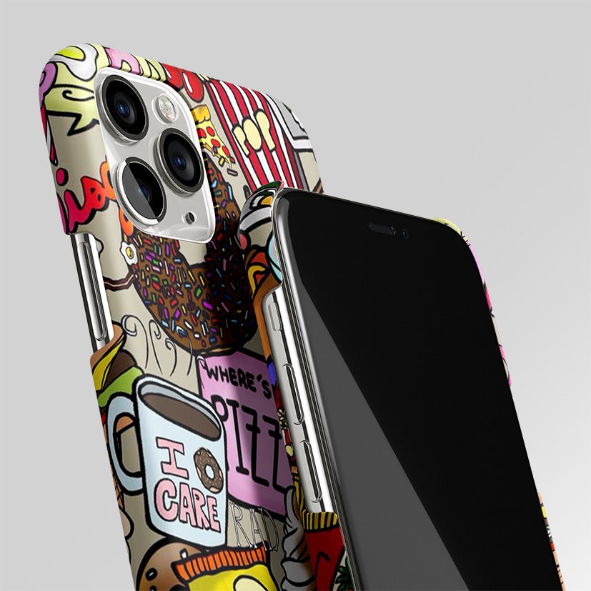 Tasty Food Collage Matte Case Phone Cover