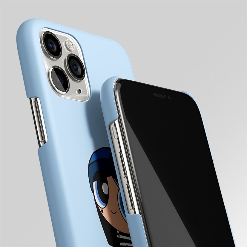 The Powerpuff Girls Blue Bubbles Matte Case Phone Cover