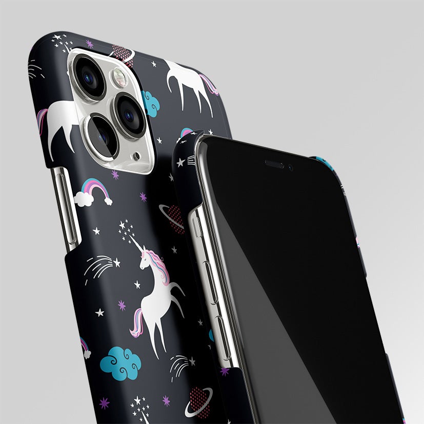 Spatial Unicorn Galaxy Matte Case Phone Cover
