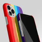 Colorful Rainbow Matte Case Phone Cover