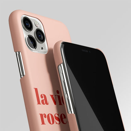 La Vie En Rose Quote Matte Case Phone Cover