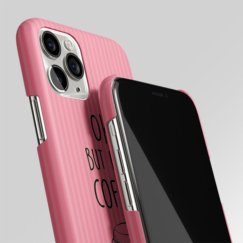 Ok, But First Coffee Matte Case Phone Cover