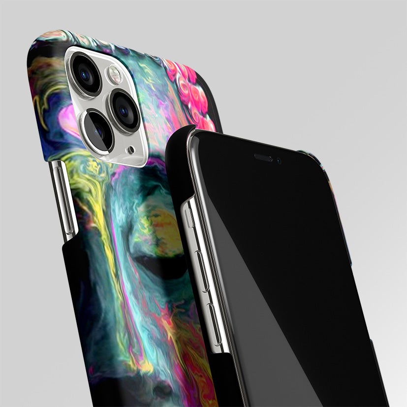 Colourful Peace Budhha Matte Case Phone Cover