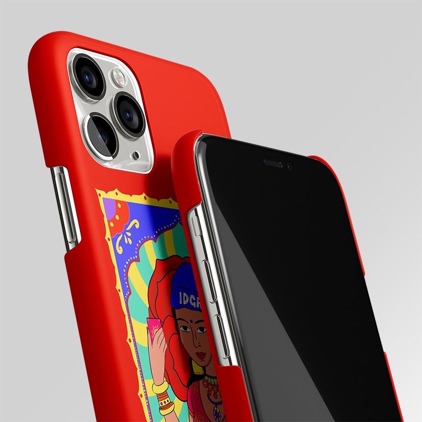 IDGAF Queen Matte Case Phone Cover
