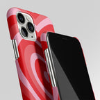 Y2K Red Heart Aesthetic Matte Case Phone Cover
