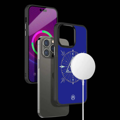 Evil Eye Mandala Blue Phone Cover | MagSafe Case