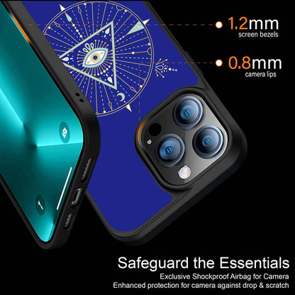 Evil Eye Mandala Blue Phone Cover | MagSafe Case