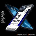 Far Far Away Boarding Pass Ticket Phone Cover | MagSafe Case